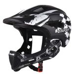 Lixada Kids Bike Helmet Detachable Full Face Helmet Adjustable Cycling Helmets Children Bicycle Helmets For Cycling Skateboardin