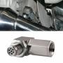 90 Degree Car Oxygen Sensor Spacer Engine Light Cel Check Bung MINI Catalytic Converter M18 X 1.5