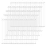 5000 Pieces Standard Tagging Fasteners Standard Tag Pins Plastic Regular Garment Clothing Price Tag Label Standard Tagging Barbs