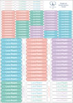 Strip School Labels Pastel Tones 2