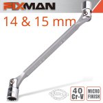 Hinged Socket Wrench 14X15MM