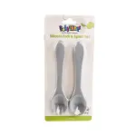 Spoon And Fork Silicone Grey