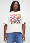 Plus Statement Tee With Cocktail Gingham Print - Cocktail