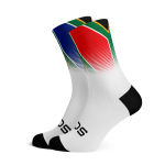 South Africa Flag Socks - XL Black