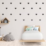 Hearts Pattern - Black