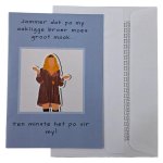 Paper Gift Card And Envelope Jammer Oor Dit Blue