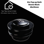 Gio Pop-up Bath Waste Black - 40X35MM