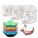Bowl Cozy Template Cutting Ruler Set 3PCS Acrylic Transparent Quilting Bowl Templates For Hot And Cold Food Bowl Rack Diy Kitche