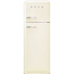 Smeg 60CM Retro Cream Combi Fridge - FAB30RCR6