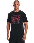 Men's Ua Boxed Symbol Outline Short Sleeve - Black XXL