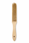 Wooden Handle Wire Brush 6 Row 290MM