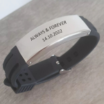 Caleb Personalized Men's Wrist Strap Stainless Steel Adjustable Strap Ready In 3 Days