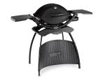 Weber Q 2200 Gas Grill And Stand Black