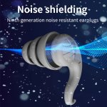 Reusable Silicone Earplugs For Sleeping With 3-LAYER Noise Reduction - Waterproof Comfortable And Effective For Factory Woodwork