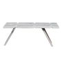 Fold Up Picnic Wine Table For 6 White