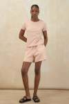 Relaxed Fit Fleece Shorts - XL Dusty Pink