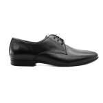 3-LACE Leather Shoe Black - Black 12