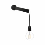 Mobile Wall Light Metal Black Or Chrome - Satin