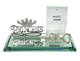 21ST Key Princess With Diamante On Mirror Base & Photo Frame - Silver