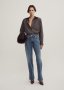 Split Detail Denim Jeans