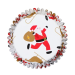 Cupcake Casing Santa & Sleigh Pack Of 30