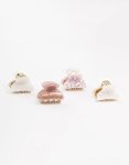 Acrylic Claw Clips 4-PACK