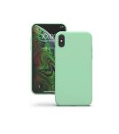 Liquid Silicone Back Case Compatible With Iphone X xs -mint