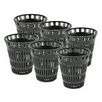 Danco Catcher Replacement Baskets For Stand-alone Shower Trap Hair Drain Clog Prevention Pack Of 6 Black 10739P