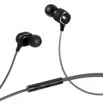 Intouch Explosive Wired Aux In Ear Earphones Black