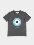 Kids Target Tee - Charcoal - Charcoal 11-12 Years