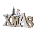 Wood Wording Xmas 2.3X24X15CM
