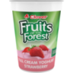 Clover Fruits Of The Forest Strawberry Full Cream Yoghurt 150G