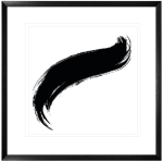 Grunge Brush Stroke Abstract Art Framed Print 1060 X 1060
