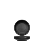 Nova Urban Texture Black Flat Bowl 8CM