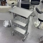 Aluminium Salon Trolley - Durable Storage For Professionals