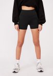 Cheeky Elevated High Waisted Bike Short - Black