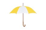 23" Wooden Shaft And Hooked Handle Umbrella