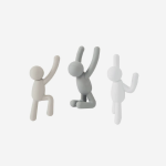 Umbra Buddy Wall Hooks - Grey