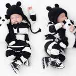 Black And White Striped Romper 12-18M