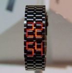LED Metal Faceless Watch – Samurai Watch