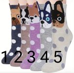 Cotton Crew Cartoon Dog Socks