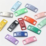 1PAIR Metal Colorful Shoelace Buckles No Need To Tie Or Fasten Practical Metal Shoe Accessories