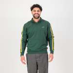 Twill Slv Quarter Zip Sweat - Os Green - 2XS