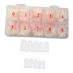 Diy Nail Art Decals Plain Color Artificial Nails For Creative Manicures For Christmas And All Occasions Easy Application For Uni