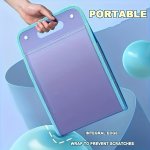 13-POCKET A4 File Organizer & Art Supply Holder Durable Foldable Portable Scratch-resistant Edge Large Capacity Carry Bag Pp Mat
