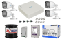 4-CHANNEL Colorvu Cctv Kit With 1TB Hdd Zatech Ready Cables& Jb