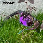 Kdeam Men's Square Polarized Fashion Glasses Fashion Unisex Outdoor Hiking Vacation Fashion Glasses
