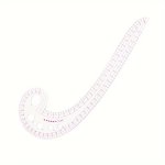 Precision Tailoring Ruler Set - Flexible Curve & Straight Measuring Tool For Sewing Clothing Design Patchwork - 12" & 30CM Trans