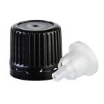 Black Slow-flow Dropper Cap 18 410