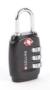 Cellini Accessories 3 Dial Tsa Lock Black